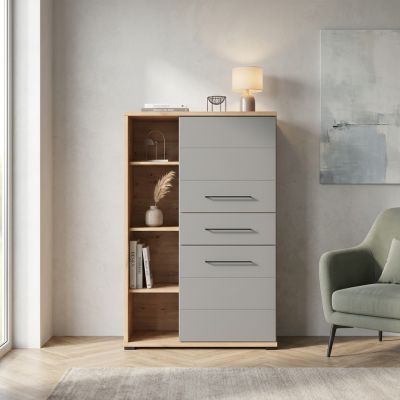 JADDIE - credenza due ante un cassetto moderno in legno