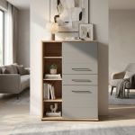 JADDIE - credenza due ante un cassetto moderno in legno