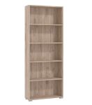 MADDIE - libreria cinque ripiani moderno minimal in legno