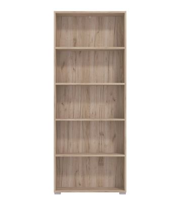 MADDIE - libreria cinque ripiani moderno minimal in legno