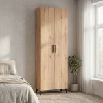 JOSIE - armadio due ante moderno minimal in legno