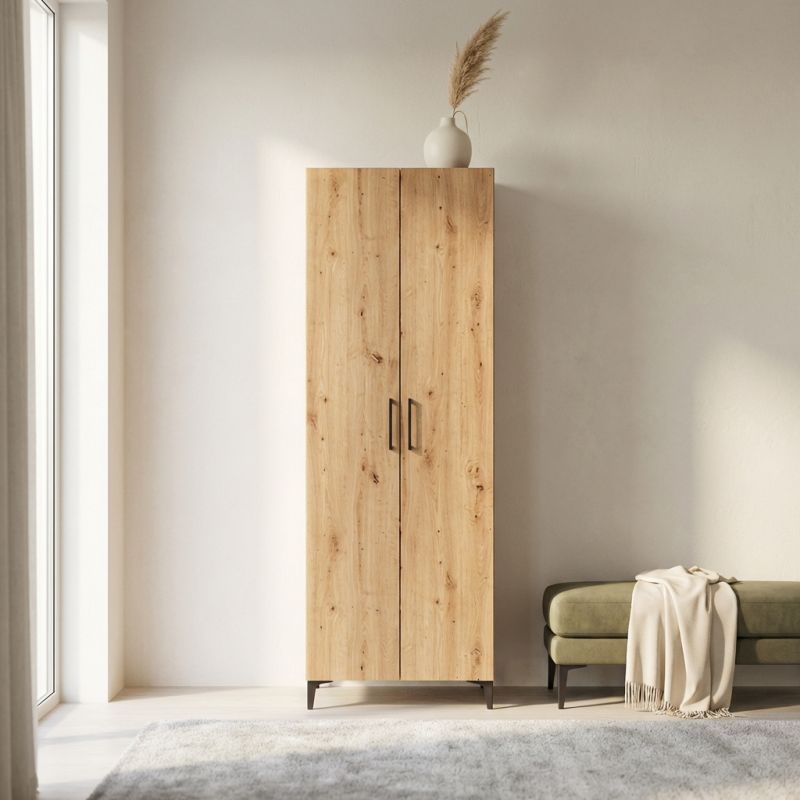 JOSIE - armadio due ante moderno minimal in legno