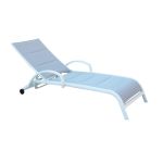 PRADOS - lettino prendisole da giardino in alluminio