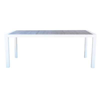 BEN - tavolo da giardino in alluminio con piano in ceramica