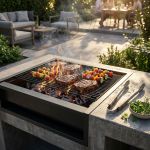 GRIGLIA - griglia in acciaio per barbecue DIABLO e PIROS 3 e 5 fuochi