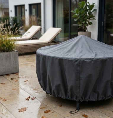COPERTURA - telo di copertura tavolo rotondo cm diam. 160 x 60 h