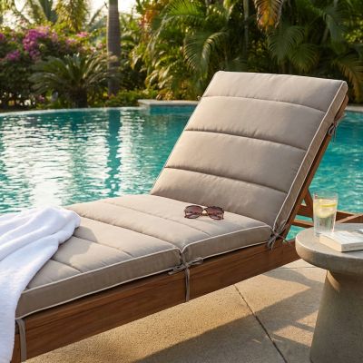 KING - cuscino sdraio con doppia cucitura idrorepellente