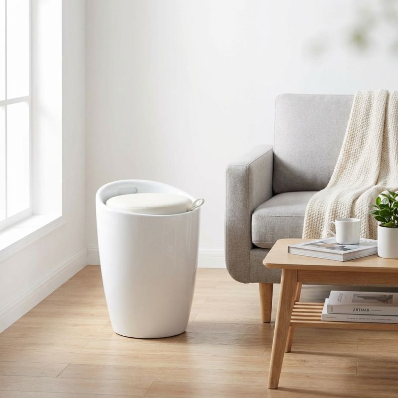 CLAUD - sgabello con contenitore