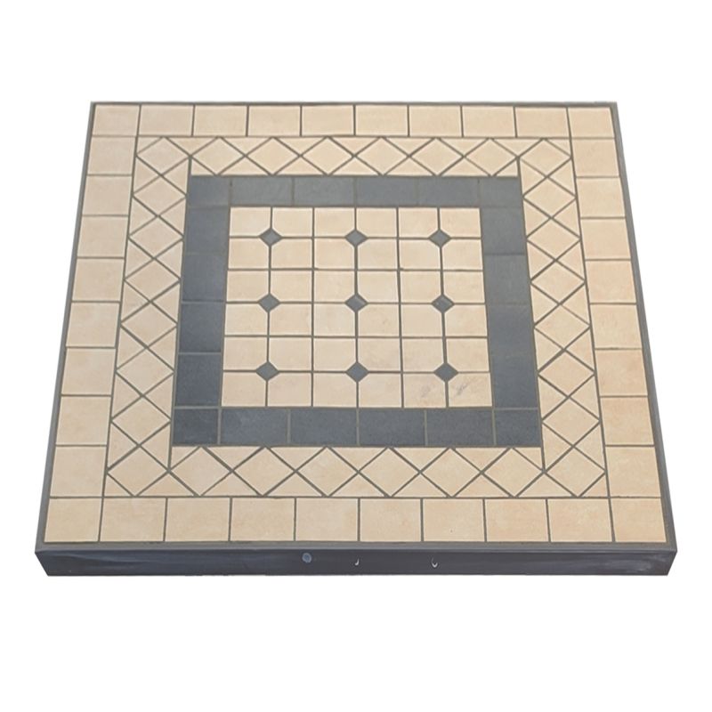 VENTUS - tavolo da giardino in ferro con piano in mosaico 80 x 80