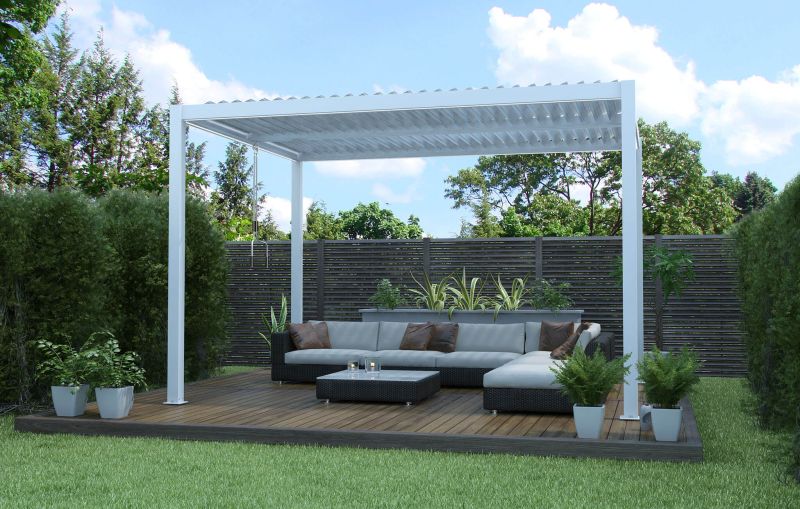 NIMBUS - pergola bioclimatica in alluminio 3x4