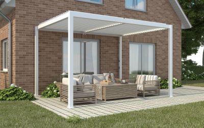 NIMBUS - pergola bioclimatica in alluminio 3x4