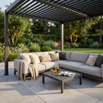 NIMBUS - pergola bioclimatica in alluminio 4x4