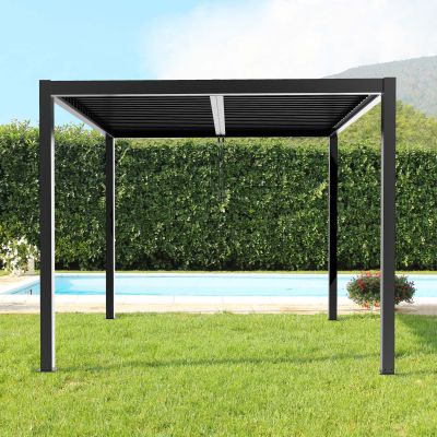 NIMBUS - pergola bioclimatica in alluminio 4x4