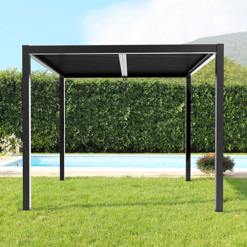 NIMBUS - pergola bioclimatica in alluminio 4x4