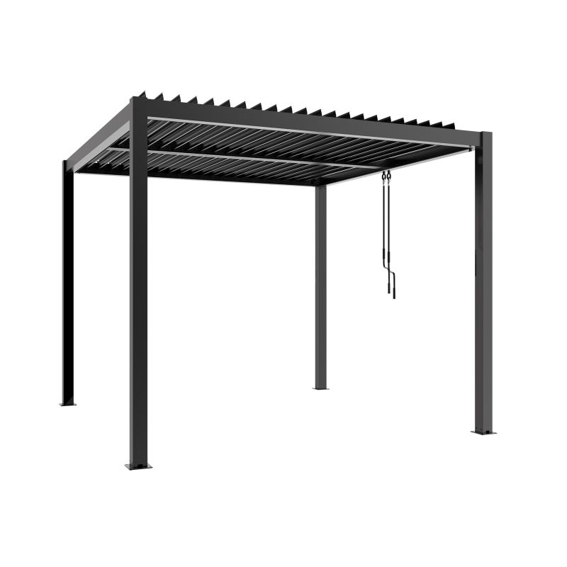 NIMBUS - pergola bioclimatica in alluminio 4x4