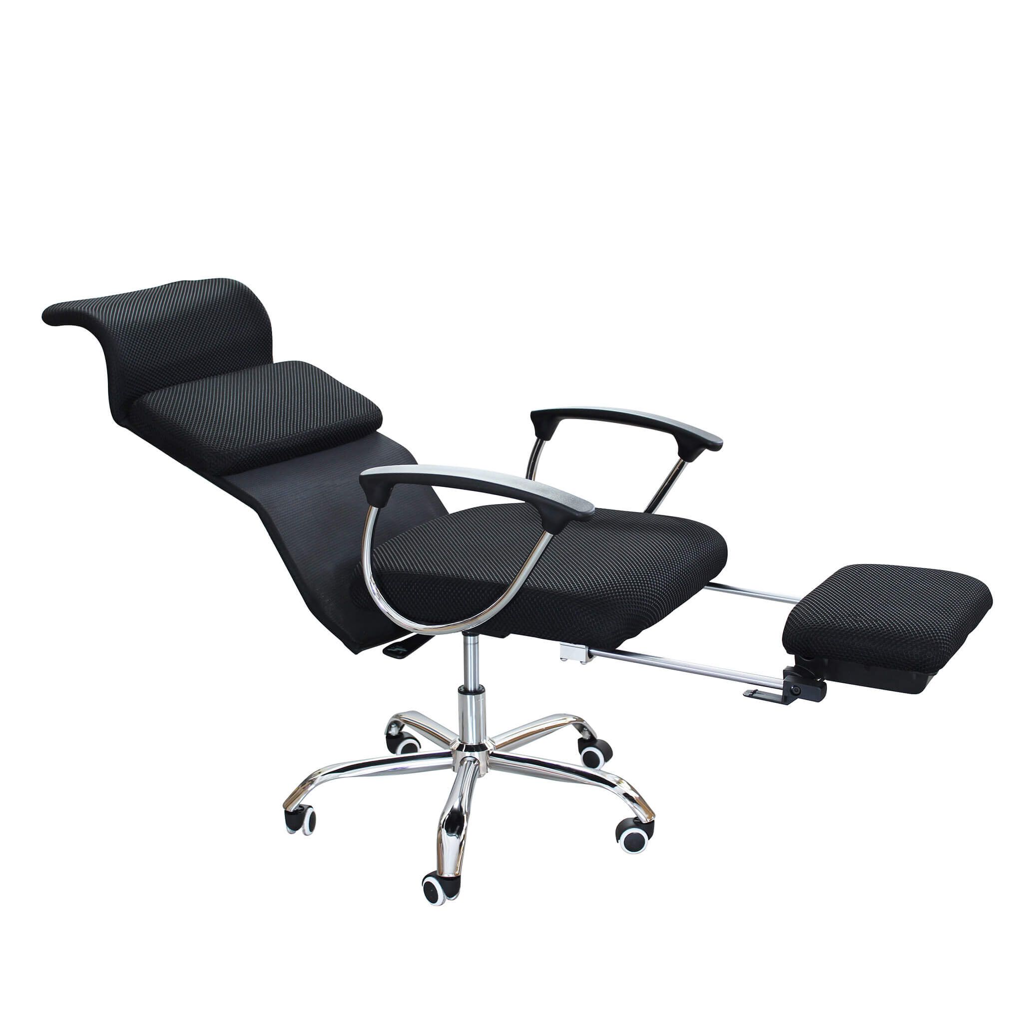 Sedia Ufficio Ergonomica In Pelle PU Con Poggiapiedi – Reclinabile, Girevole, Portata 181 Kg – Per Casa E Lavoro