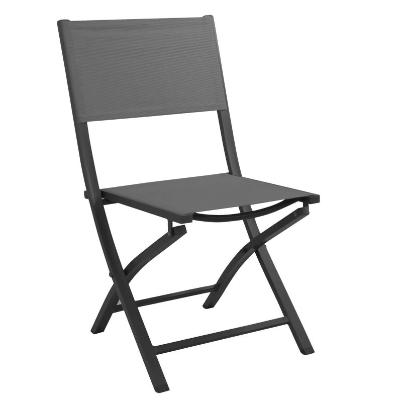 GAJA - sedia da giardino in alluminio e textilene pieghevole salvaspazio
