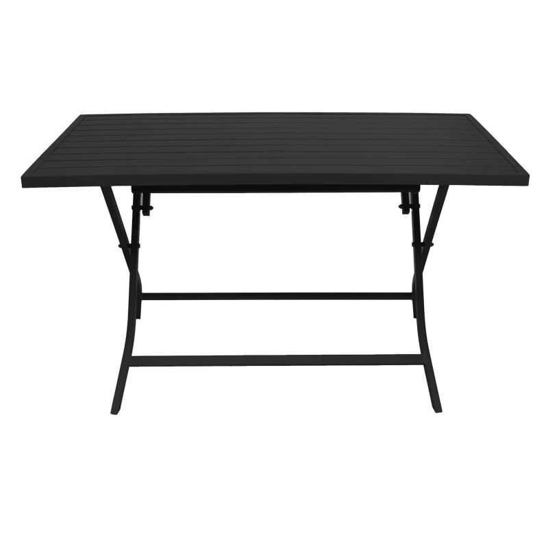 ABELUS - tavolo da giardino pieghevole salvaspazio in alluminio