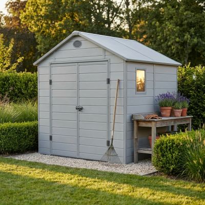 UTILITY - casetta in resina da giardino porta attrezzi