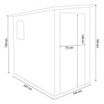 TOOL - casetta in resina da giardino porta attrezzi