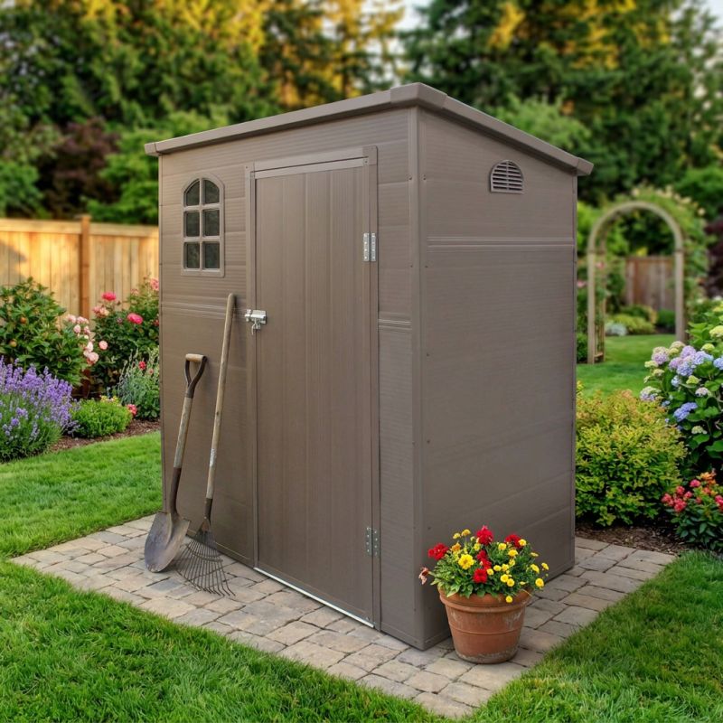 GAGGY - casetta in resina da giardino porta attrezzi