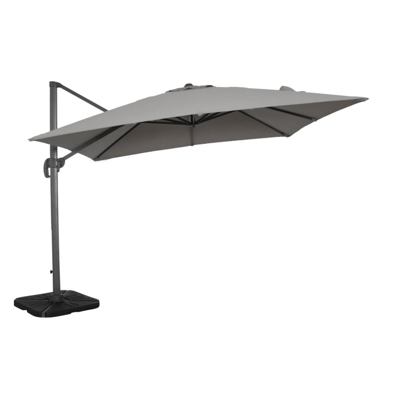BACTRUS - ombrellone da giardino decentrato 3 x 4 m