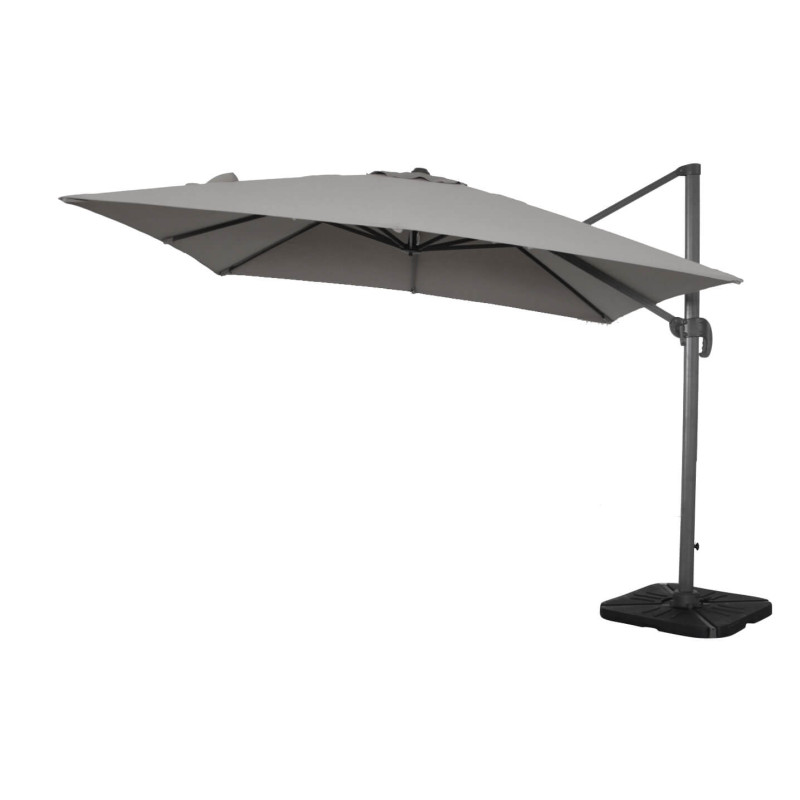 BACTRUS - ombrellone da giardino decentrato 3 x 4 m
