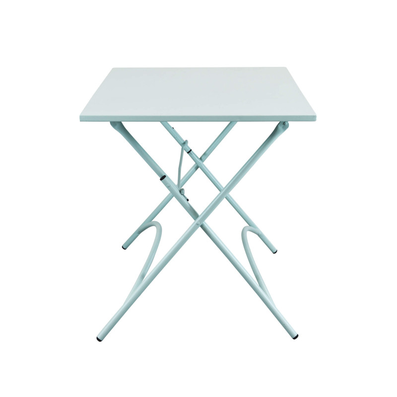 ROMANUS - tavolo in acciaio pieghevole da esterno