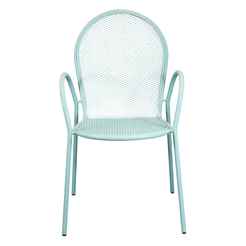 MARIS - poltrona da giardino impilabile in ferro