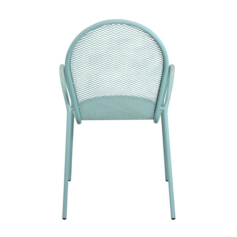 MARIS - poltrona da giardino impilabile in ferro