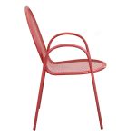 MARIS - poltrona da giardino impilabile in ferro