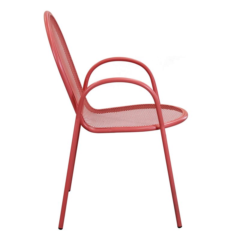 MARIS - poltrona da giardino impilabile in ferro