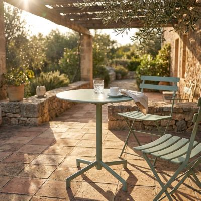 OPERA - tavolo da giardino in acciaio diametro 60