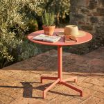 OPERA - tavolo da giardino in acciaio diametro 60