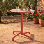 OPERA - tavolo da giardino in acciaio diametro 60