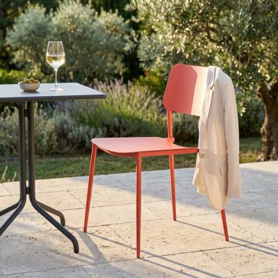 VIPER - sedia in acciaio da giardino