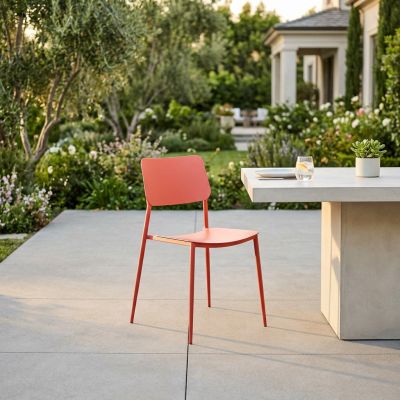 VIPER - sedia in acciaio da giardino