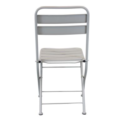 ROMANUS - sedia da giardino pieghevole salvaspazio in ferro