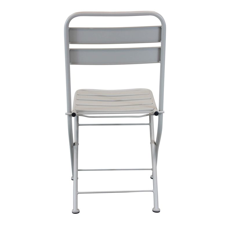 ROMANUS - sedia da giardino pieghevole salvaspazio in ferro