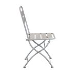 ROMANUS - sedia da giardino pieghevole salvaspazio in ferro