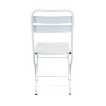 ROMANUS - sedia da giardino pieghevole salvaspazio in ferro