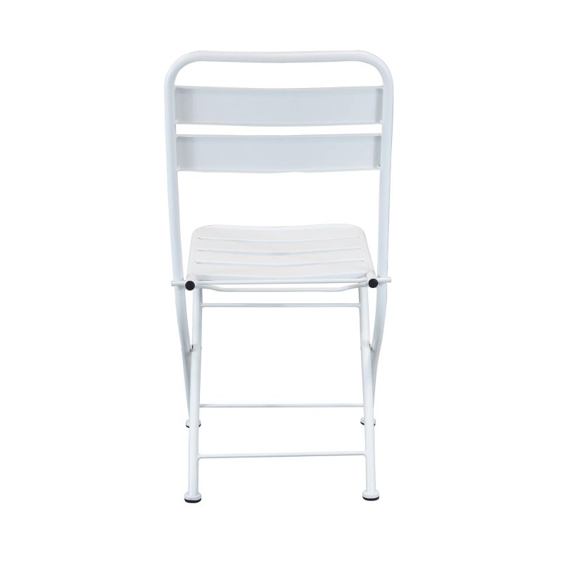 ROMANUS - sedia da giardino pieghevole salvaspazio in ferro