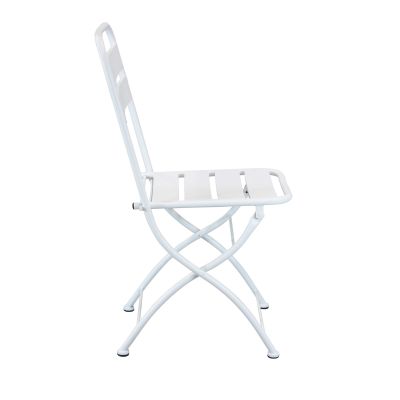 ROMANUS - sedia da giardino pieghevole salvaspazio in ferro