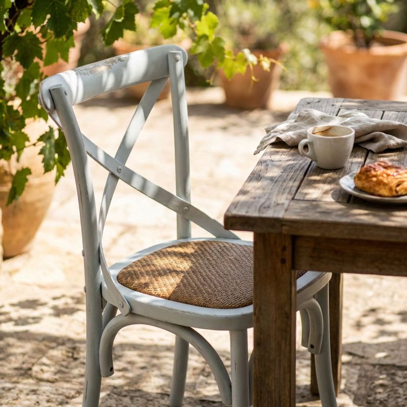 CROSS - sedia vintage in legno