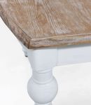 CROSS - tavolo vintage allungabile in legno con piano stondato