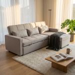 CLOTH - divano letto con penisola