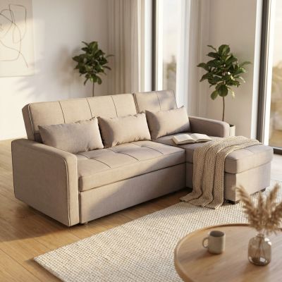 CLOTH - divano letto con penisola