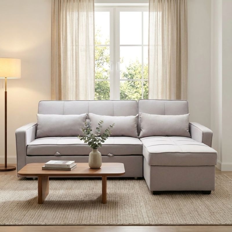 CLOTH - divano letto con penisola