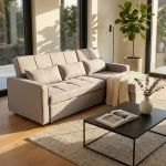 CLOTH - divano letto con penisola