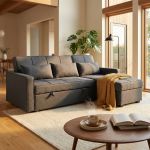 CLOTH - divano letto con penisola